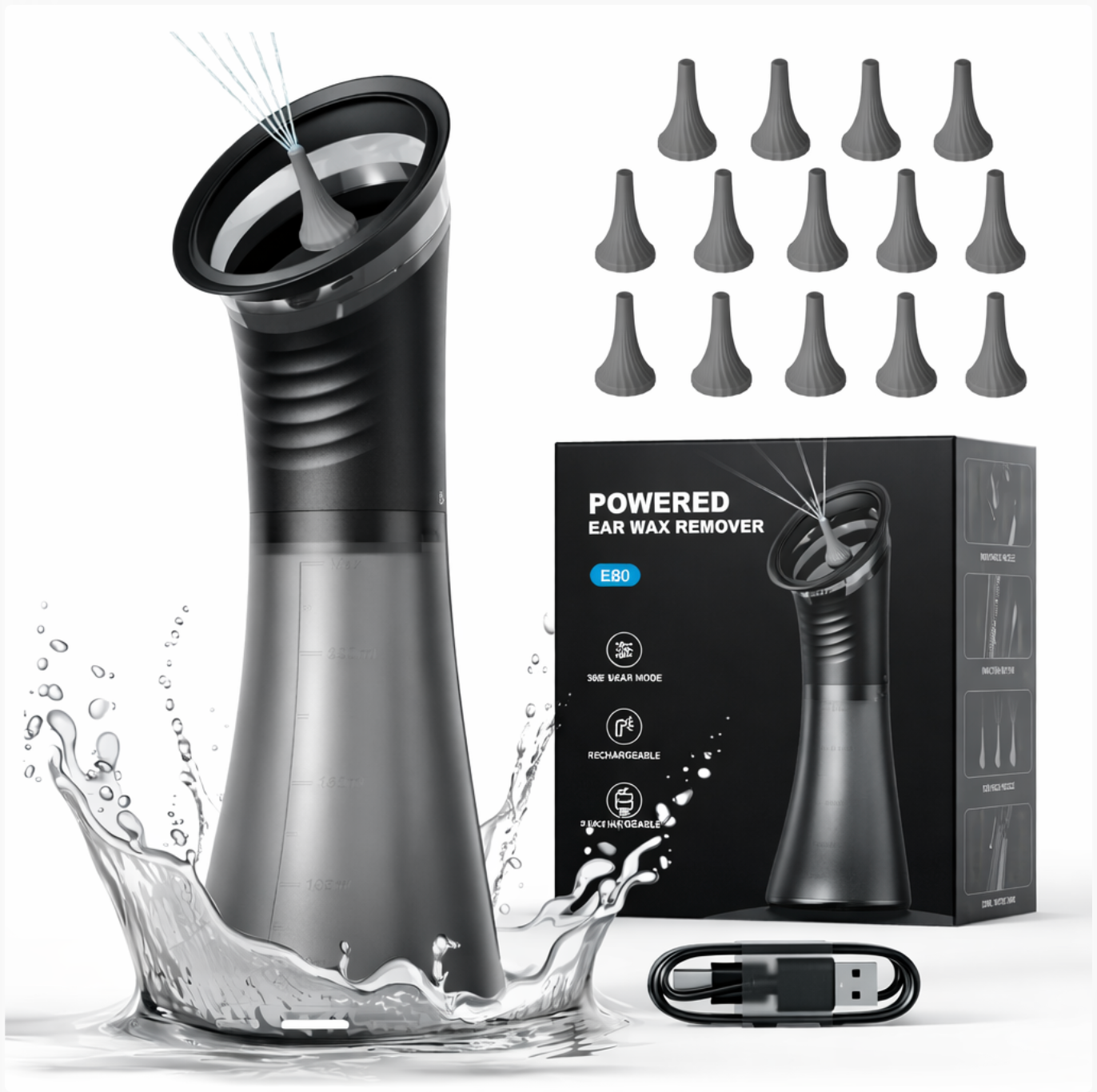 Velivia™ AquaPulse Ear Cleaner