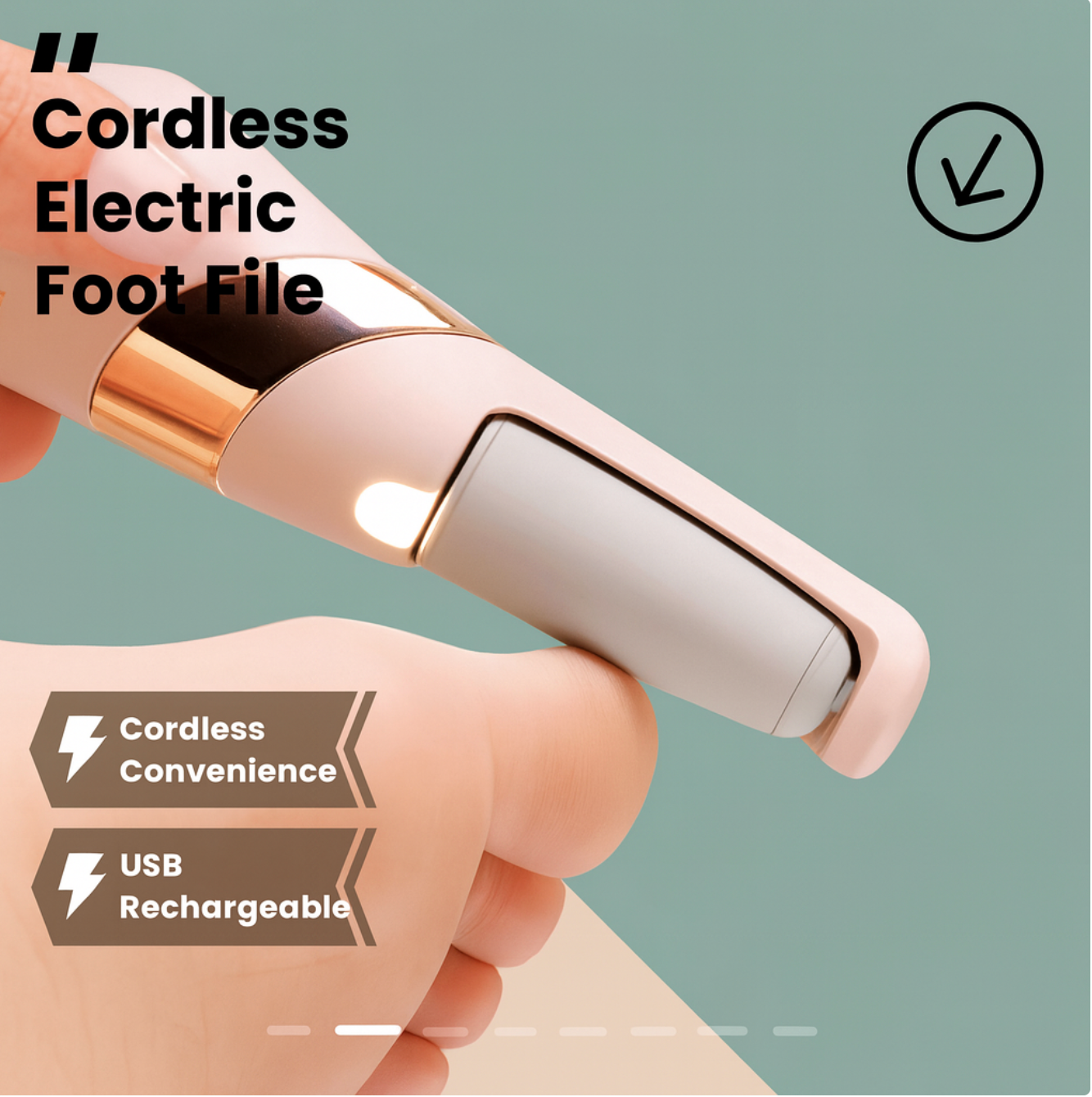 Velivia™ Electric Foot & Nail Care File