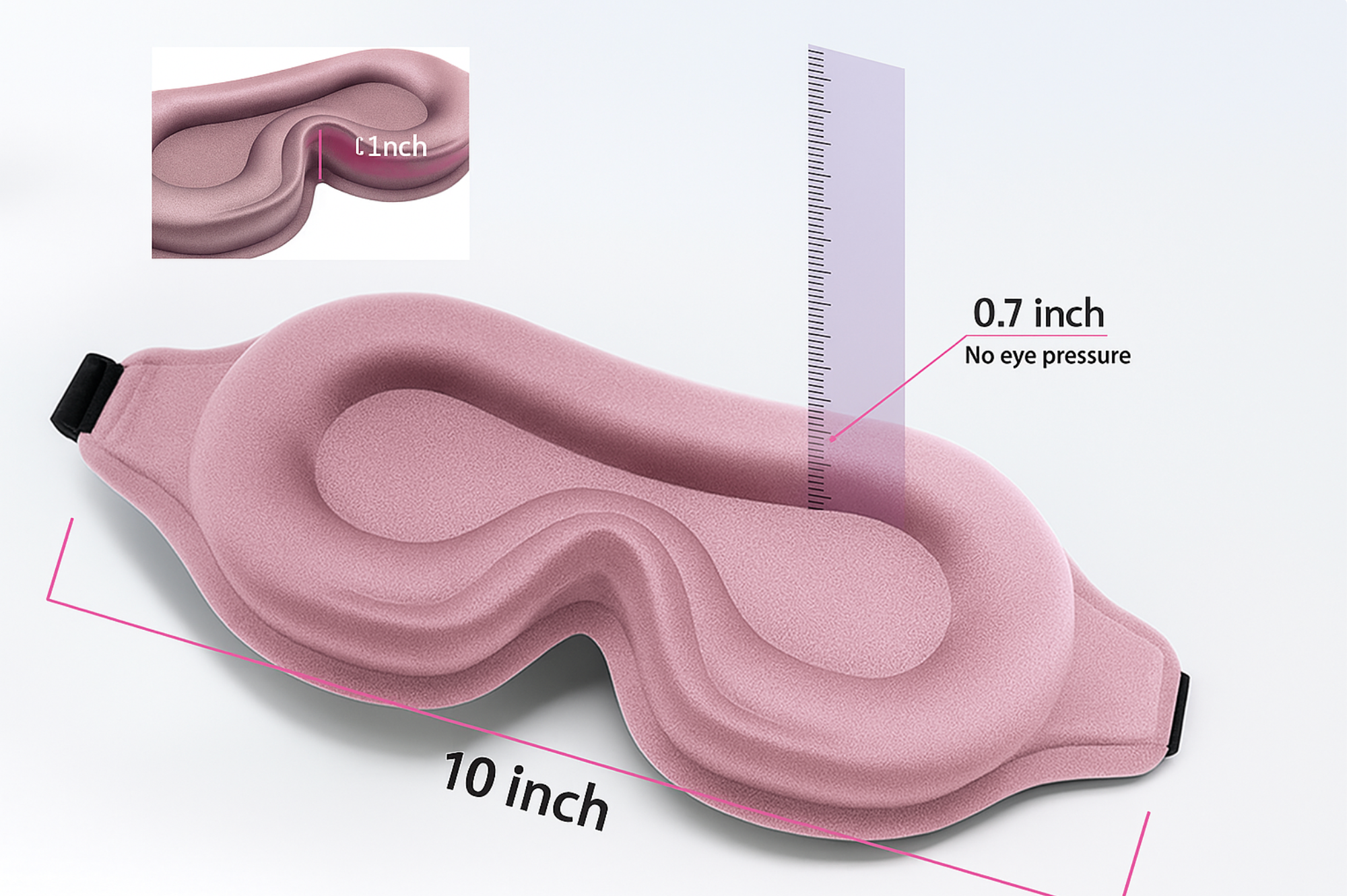 Velivia™ 3D Contoured Sleep Mask