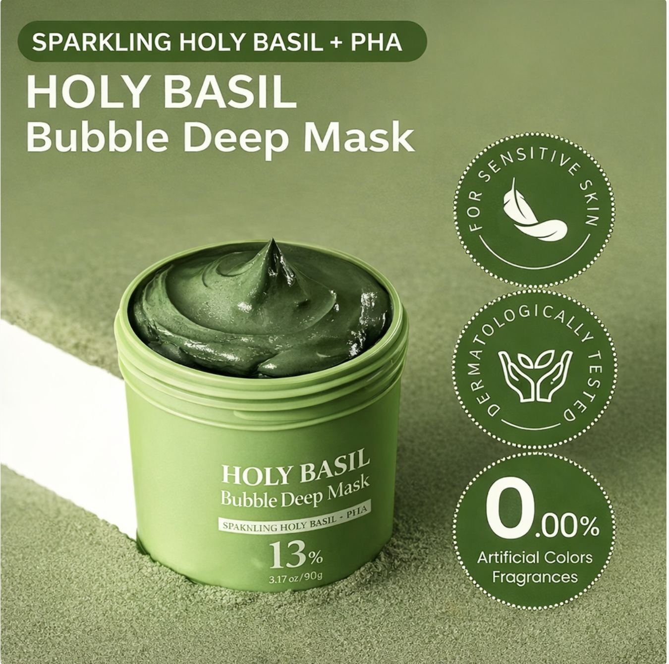 Velivia™ Holy Basil Bubble Deep Mask