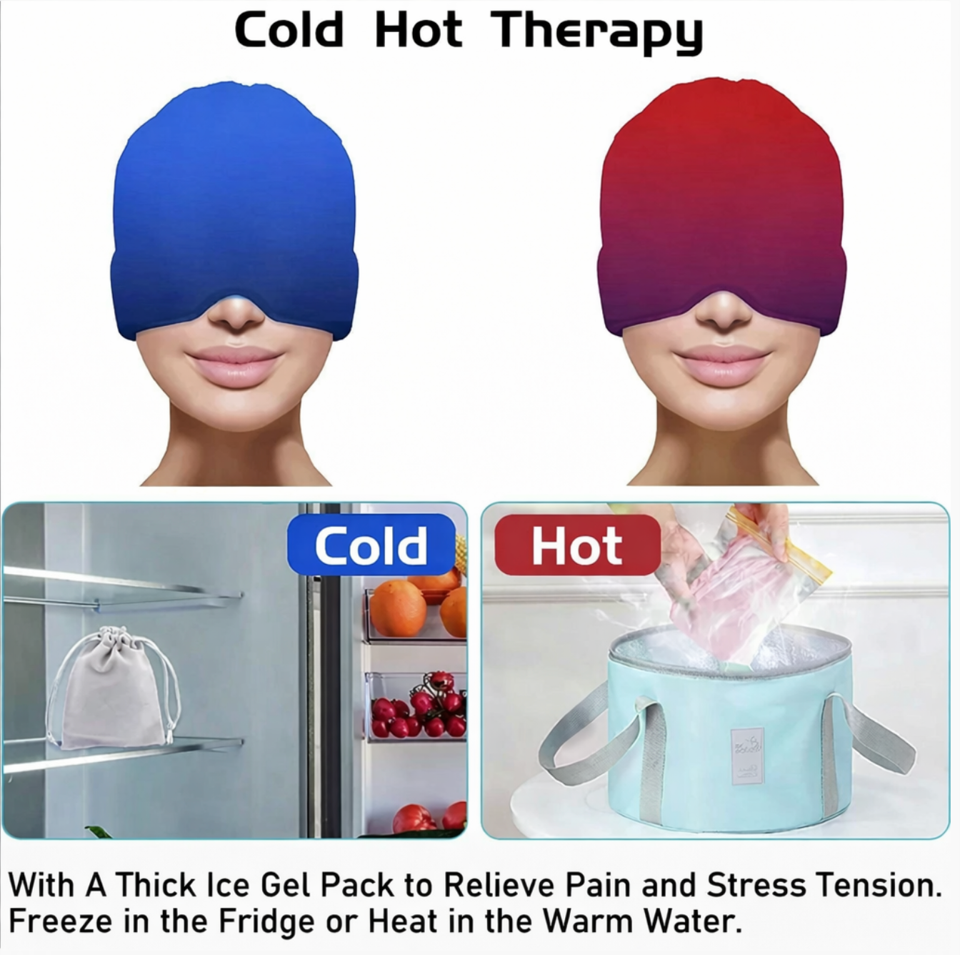Velivia™ Migraine Relief Ice Hat